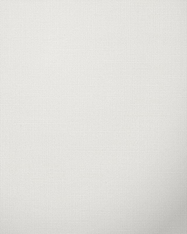 Close-up of white cotton interlining with a fine, smooth weave